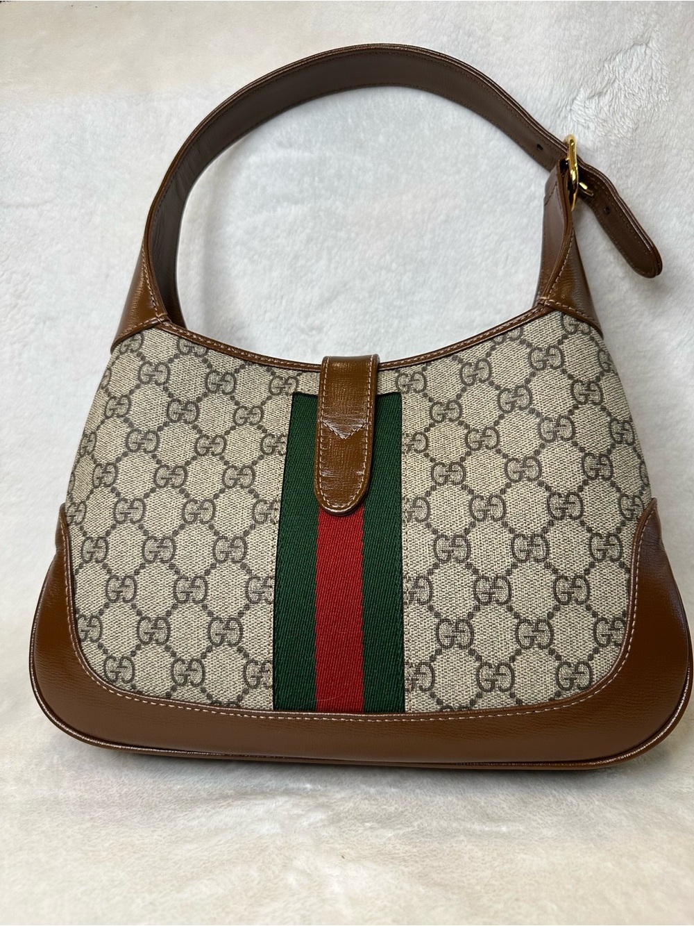 Gucci Jackie 1961 Shoulder Bag Small GG Supreme - Picture 3 of 14